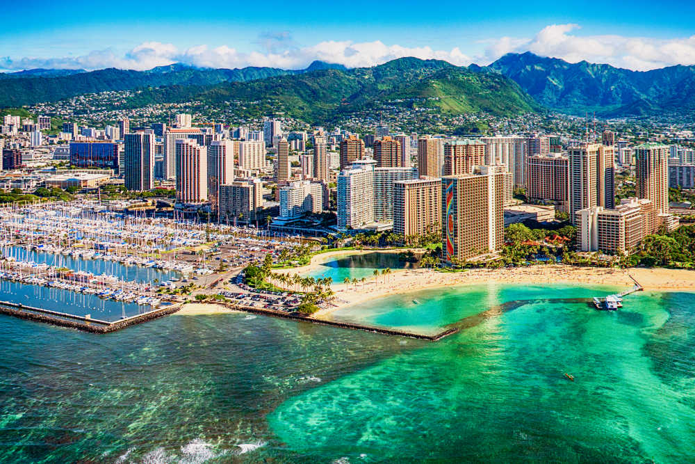 America Hawaii Honolulu Birdview Medium 