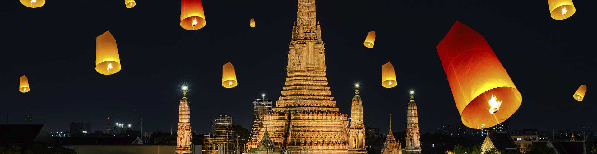 Where to celebrate Loy Krathong in Thailand?