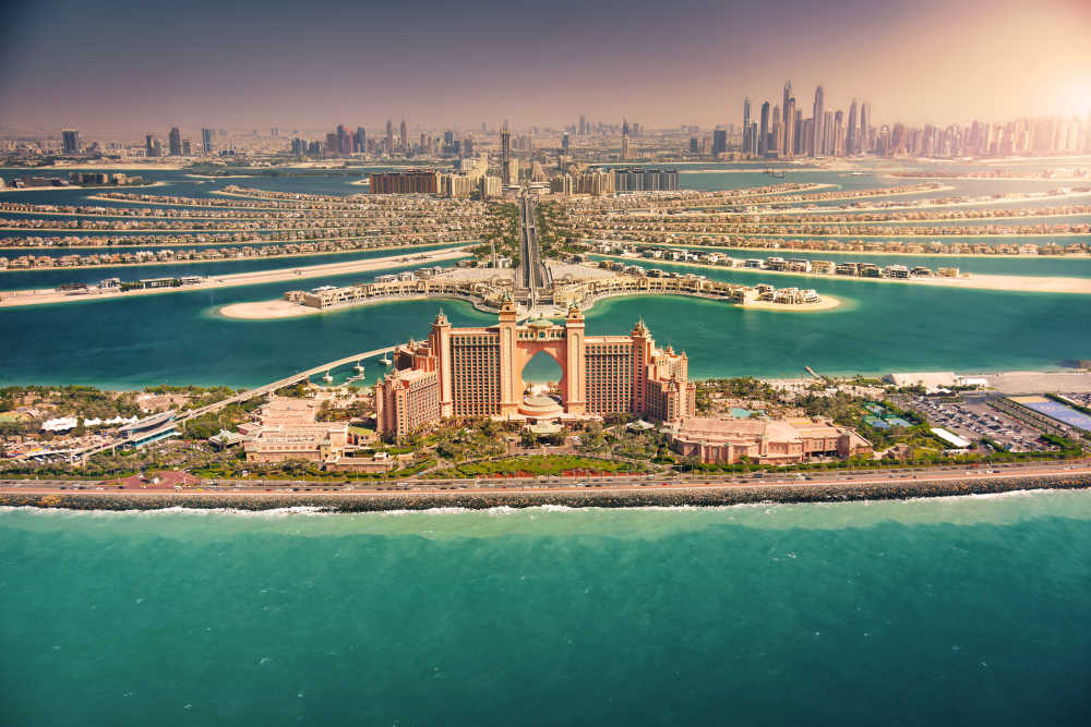 Uitzicht over Dubai