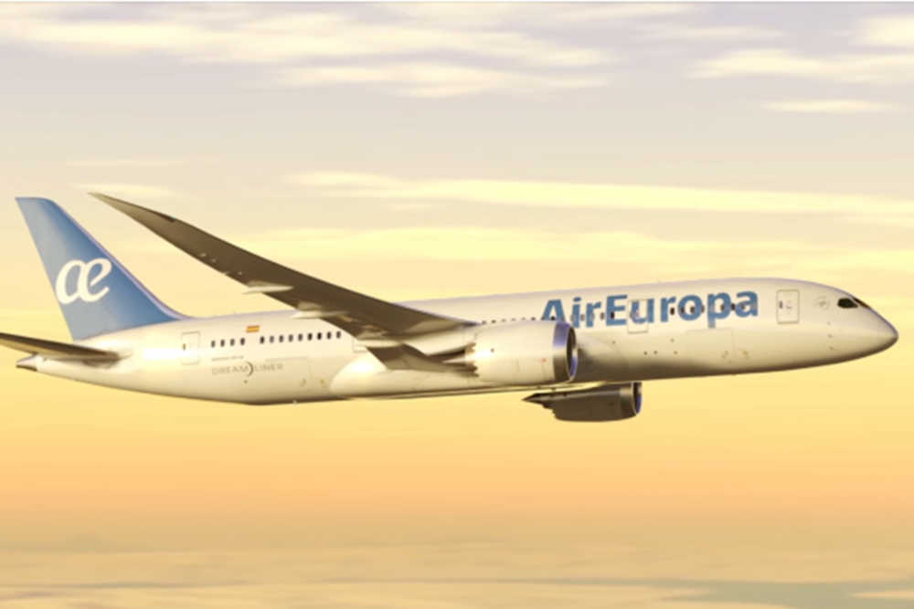 Air Europa Dreamliner vliegtuig